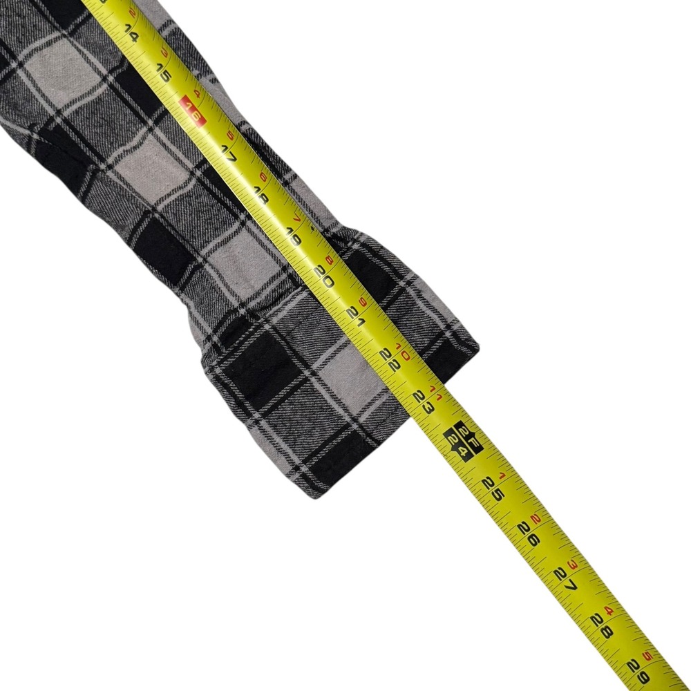 Wrangler Wrancher Plaid Flannel Pearl Snap Long Sleeve Shirt Men's Large - Picture 7 of 7